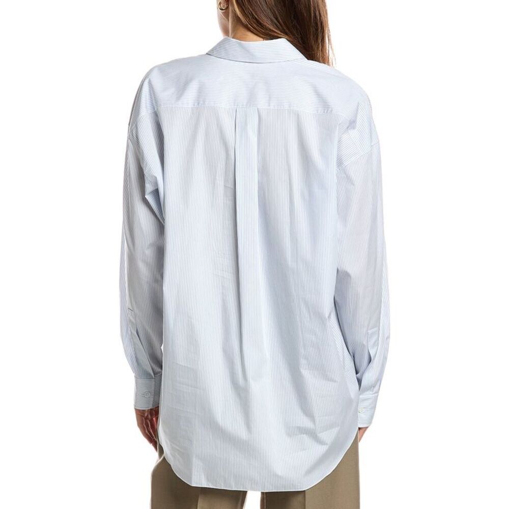 The Row Womens Button Shirt, Blue - Picture 2 of 3